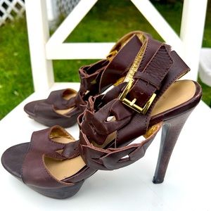 Bakers Brown Platform Sandals